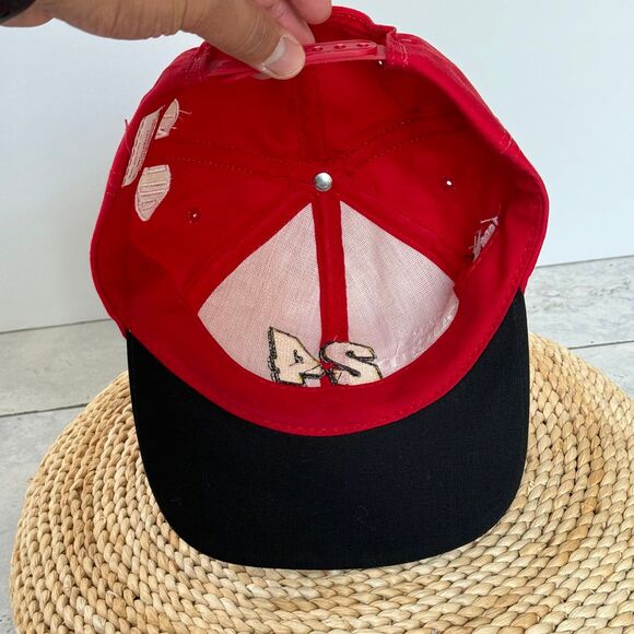 Vintage Jeff Gordon Hat Snapback 1995 Winston Cup Champion Red Black Cap USA - Picture 5 of 8